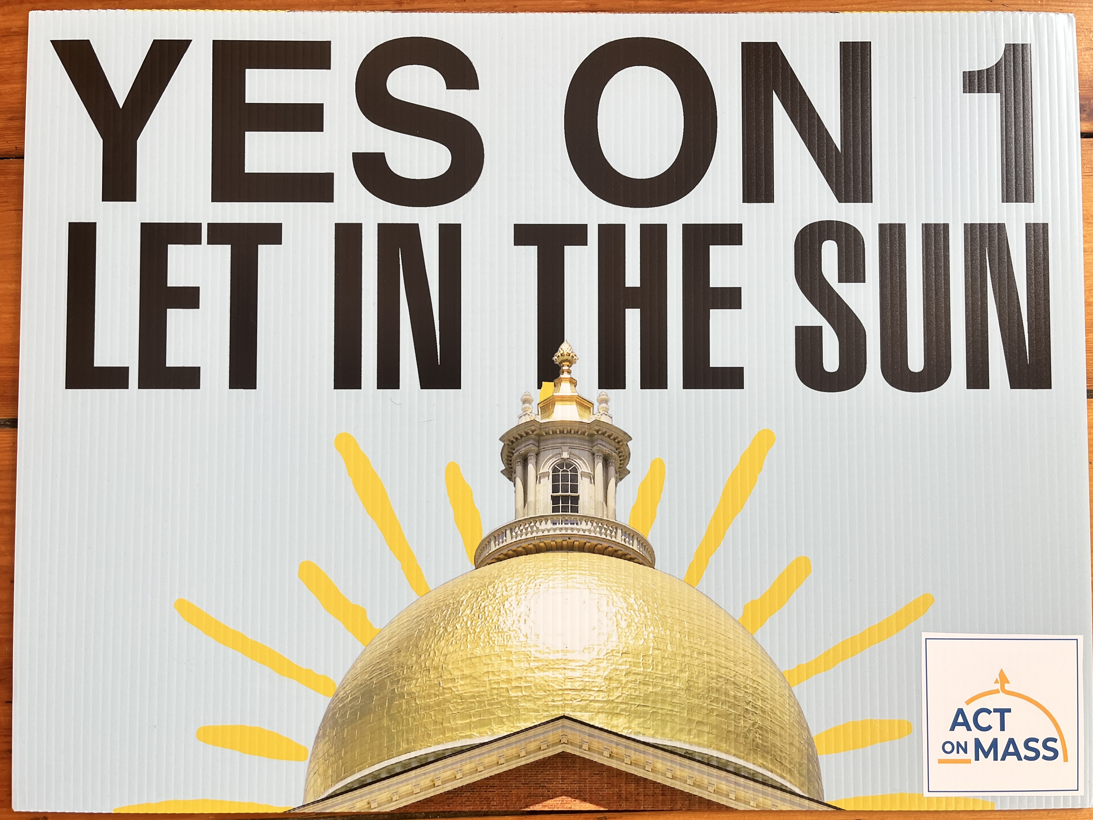 Vote YES on 1 for sunshine in state government!